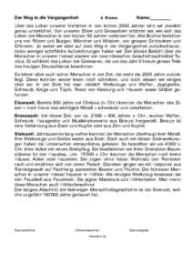 Vorschau themen/altsteinzeit/Lesetraining 08 Der Weg in die Vergangenheit.pdf
